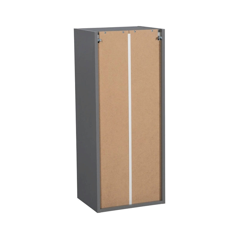 Pensile 12 x 36 a un'anta grigio - 12 x 36 x 12