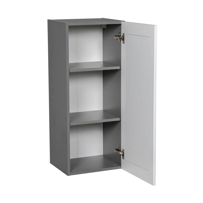 Pensile 12 x 36 a un'anta grigio - 12 x 36 x 12