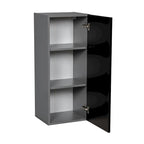 Pensile 12 x 36 a un'anta grigio - 12 x 36 x 12