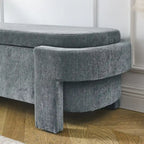 Panca Imbottita con Ampio Spazio ContenitorePouf Contenitore Moderni, per il Soggiorno, l'Ingresso e la Camera da Letto