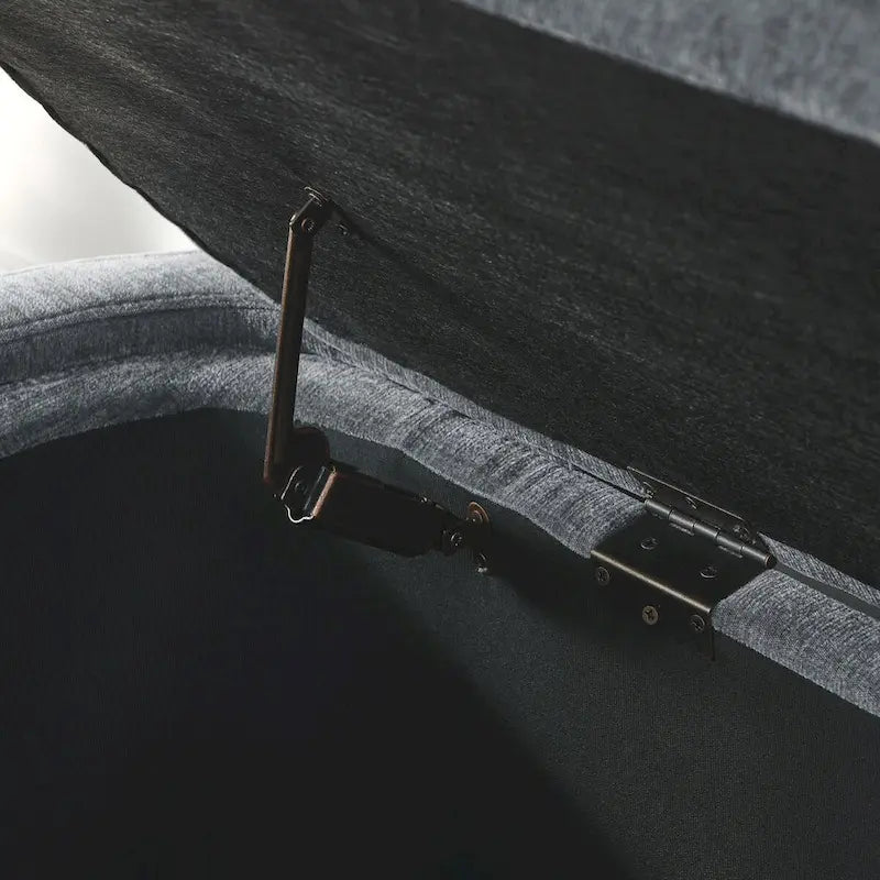Panca Imbottita con Ampio Spazio ContenitorePouf Contenitore Moderni, per il Soggiorno, l'Ingresso e la Camera da Letto