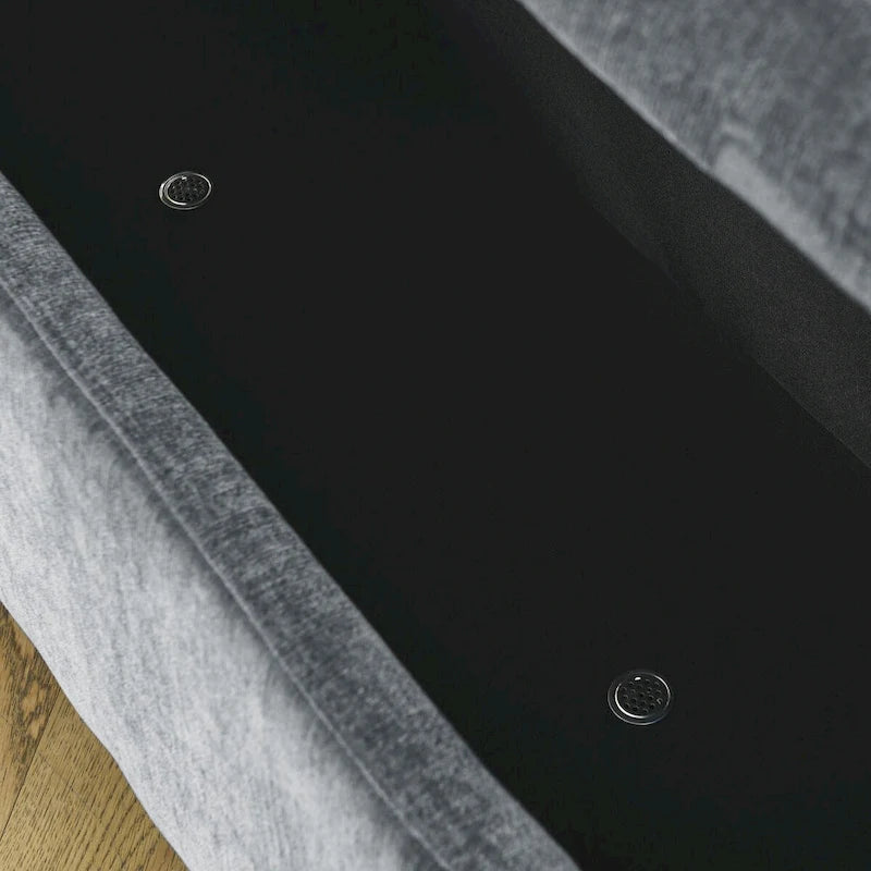 Panca Imbottita con Ampio Spazio ContenitorePouf Contenitore Moderni, per il Soggiorno, l'Ingresso e la Camera da Letto