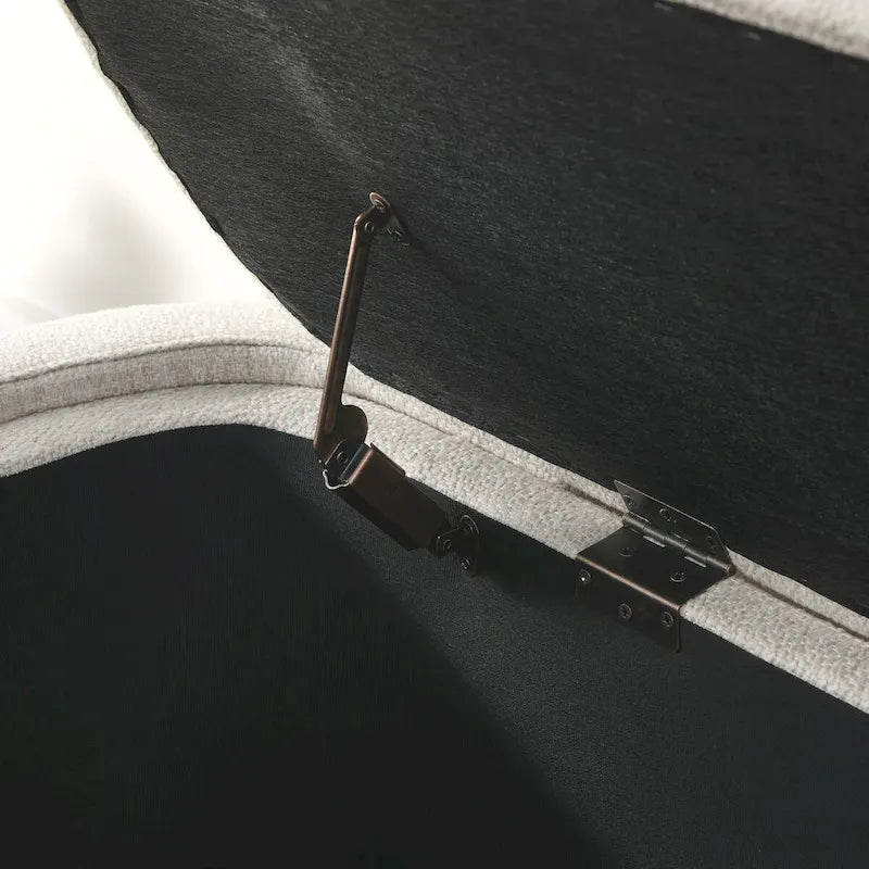 Panca Imbottita con Ampio Spazio ContenitorePouf Contenitore Moderni, per il Soggiorno, l'Ingresso e la Camera da Letto