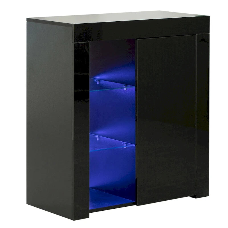 Mobile Contenitore Laterale da Ufficio o Salotto con LED