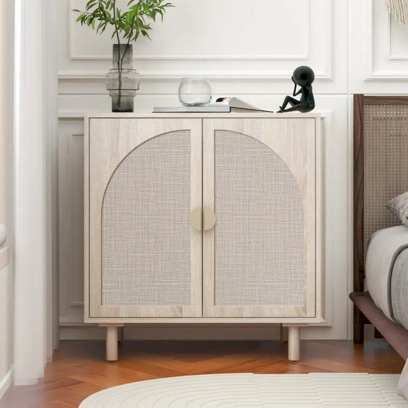 Mobiletto a 2 ante, adatto per camera da letto, soggiorno, studio