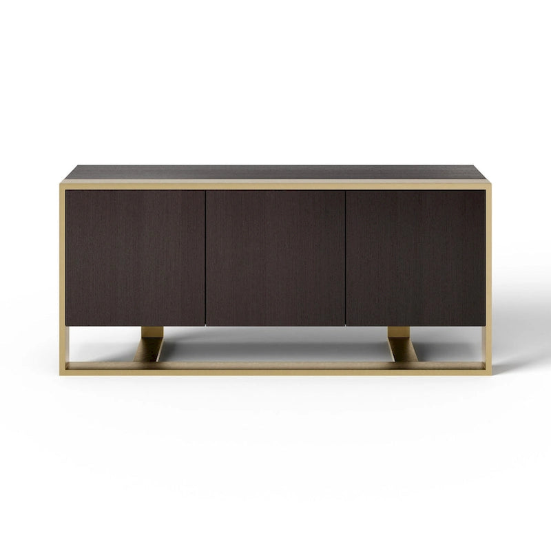 Credenza Modern Fauna Wenge e Ottone