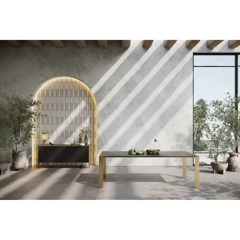 Credenza Modern Fauna Wenge e Ottone