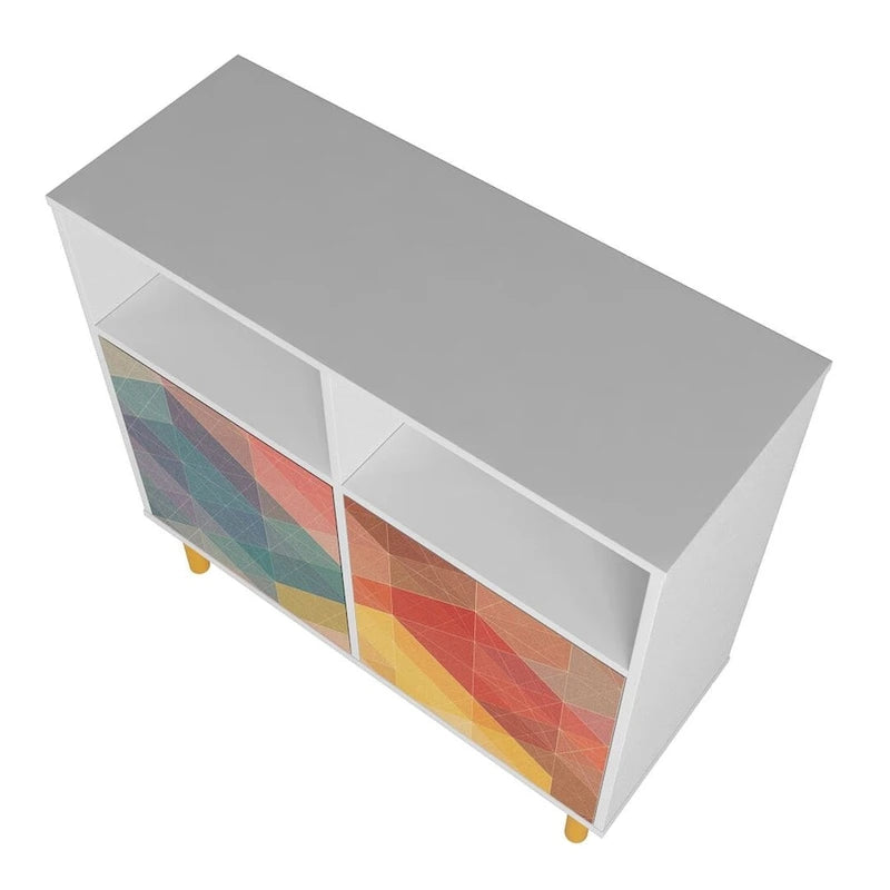 Madia Manhattan Comfort Mid-Century Modern a 6 Ripiani