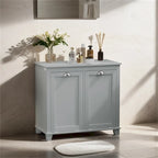 Tilt-Out Laundry Sorter Cabinet,Bathroom Storage Organizer
