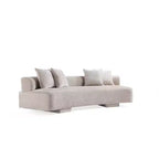 Manhattan Comfort Divano a 3 Posti (112") e 2 Poltrone Accent Chenille Verandah