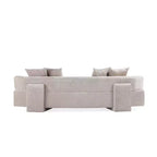 Manhattan Comfort Divano a 3 Posti (112") e 2 Poltrone Accent Chenille Verandah