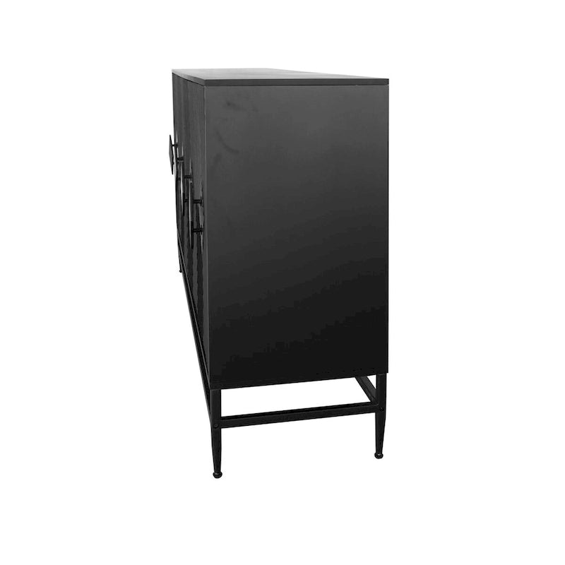 Mobile Credenza con Buffet a 4 Ante in Legno Laccato Accent